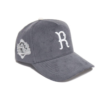 R Logo Grey Corduroy Snapback