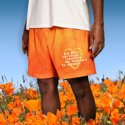 Poppy Orange Survival Shorts