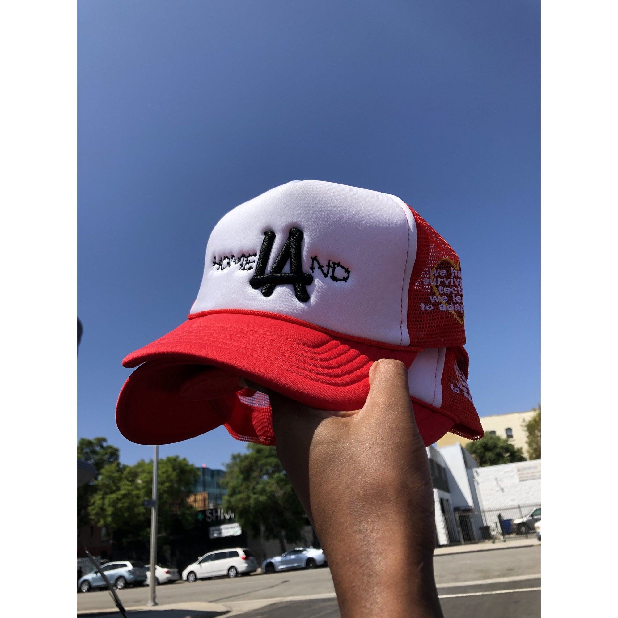 La Ropa NY Trucker Hat (Black/Red)