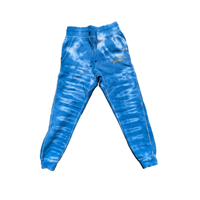 Clouded Blue Tie Dye Joggers